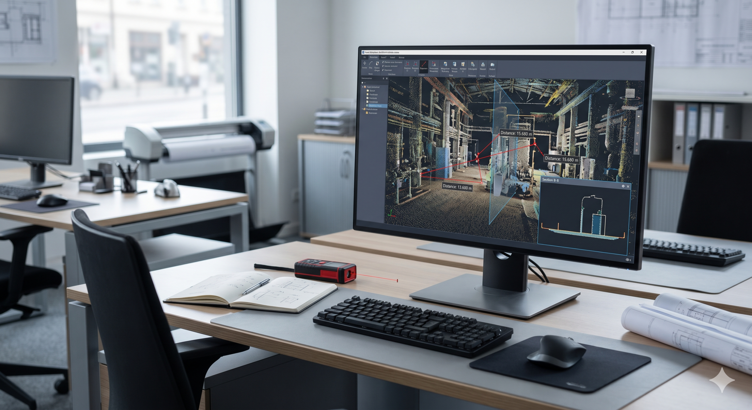 3D Bestandsaufnahme mit Punktwolke, Messdaten und digitaler Bauwerksdokumentation